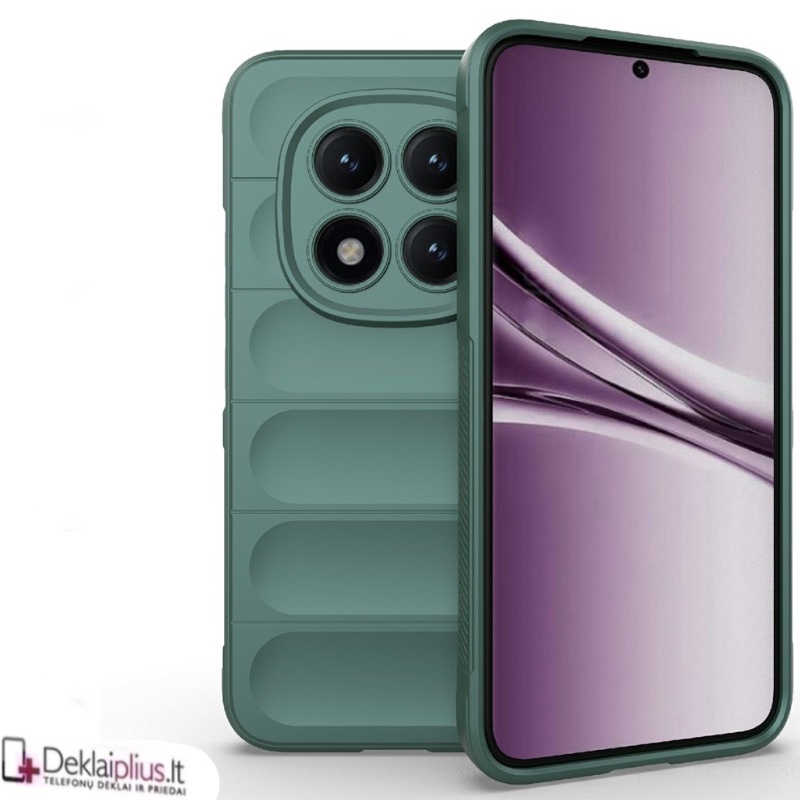 Magic Shield guminis dėklas - žalias (Xiaomi Redmi Note 15 5G/4G/Poco M8 5G) Magic Shield guminis dėklas - žalias (Xiaomi Redmi Note 15 5G/4G/Poco M8 5G)